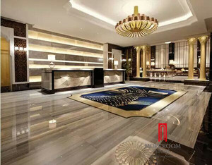 Pisos de baldosas de cerámica para decoración de la casa Interior baldosas de mármol travertino - Product Image 3