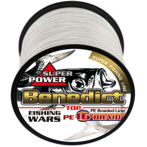 Ligne de pêche en <span class=keywords><strong>mer</strong></span> Super Hollowcore 300M 328Yds, 16 brins, fils tressés résistants pour la navigation de plaisance et la pêche en lac et en rivière - Product Image 5