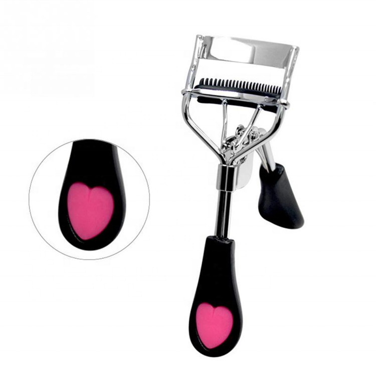 Щипцы для завивки ресниц с гребнем, пинцет, персиковая ручка в форме сердца, зажим для ресниц, косметические инструменты для красоты