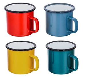Kupa bardak emaye Oempromo emaye teneke veya paslanmaz çelik kahve kupalar kedi baskı emaye fincan özel Logo özel renk - Product Image 3
