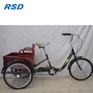 Vélo <span class=keywords><strong>cargo</strong></span> <span class=keywords><strong>non</strong></span> électrique de 24 pouces à 3 roues, tricycle familial pour adultes/tricycle à prix le plus bas pour adultes - Product Image 5