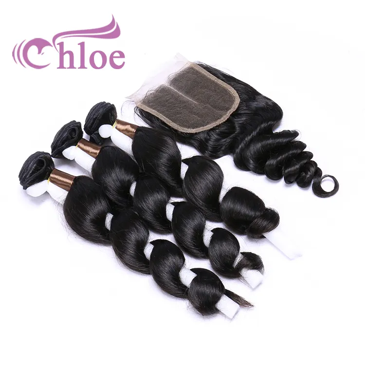 Tissage de cheveux chinois Loose Wave — ali queen, Extensions capillaires naturelles, vente en gros, livraison rapide