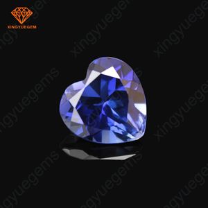 Échantillon Gratuit de Pierres Précieuses en Gros 35 #   <span class=keywords><strong>Saphir</strong></span> bleu <span class=keywords><strong>synthétique</strong></span> en corindon taille émeraude - Product Image 3