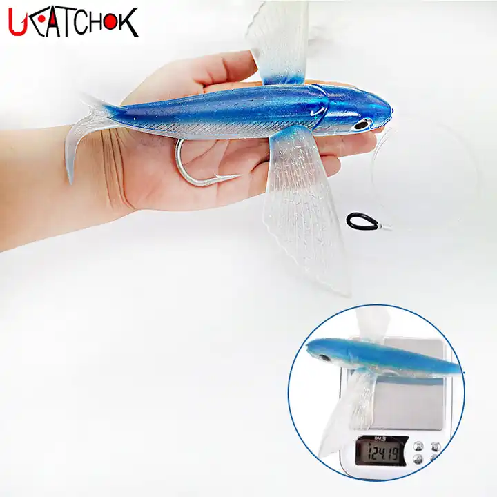 Artificial flying fish lure 125g 23cm