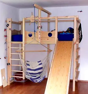 Helicóptero de alta calidad fuerte y creativo de los niños cama