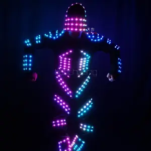 2022 Led Dance Costume, Led Robot Costume, Costume Led Robot