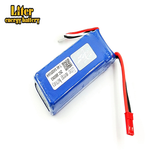 Tarántula X6 Lipo batería 7,4 v 1400 mAh 803063 2 S 25C JST para WLtoys Quadcopter Drone V666 V262 V323 helicóptero - Product Image 6
