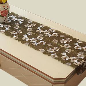 Jacquard <span class=keywords><strong>arpillera</strong></span> Damasco decorativo restaurante camino de mesa mantel - Product Image 3