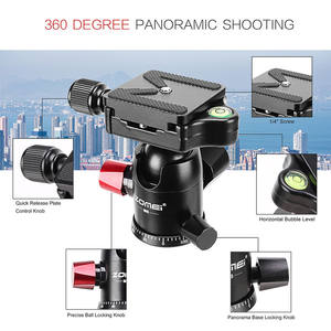 ZOMEI M6 Du Lịch Kính Thiên Văn Nhôm DSLR <span class=keywords><strong>Tripod</strong></span> Chuyên Nghiệp Với Phát Hành Nhanh Chóng Núi Monopod 161Cm Mở Rộng Chiều Dài Xách Tay - Product Image 4