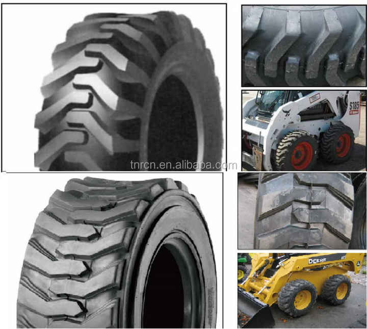 Skid Steer Tire 12-16.5 12x 16.5 Tires 10 16.5 12 16.5 for bobcat