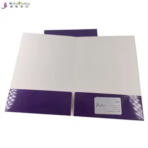 Pasta de arquivo de apresentação de papel a4 a5 personalizado, bolso