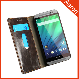 nhà máy giá tốt nhất da điện thoại di động ví trường hợp cho <span class=keywords><strong>htc</strong></span> một M9 - Product Image 1