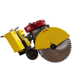 Portable 500mm depth petrol engine floor road cutting saw machine