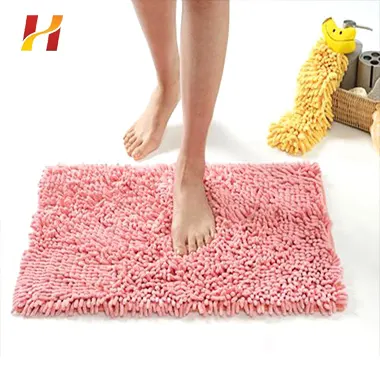 Tapetes de seda de lujo hechos a medida de fabricantes, alfombra de baño de hotel Footcloth, alfombra de baño