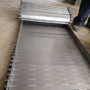 Gıda, konserve gıda, ilaç, içecek için paslanmaz çelik <span class=keywords><strong>Metal</strong></span> plaka konveyör bandı - Product Image 3