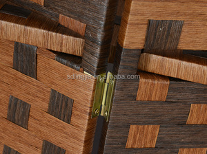Marrón puertas Plegables acordeón insonorizadas Papel Hecho A Mano separador de ambientes - Product Image 4
