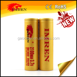 Acción fresca! OEM servicio más nuevo 18650 imren 2100 mAh 45 awith precio barato para <span class=keywords><strong>vapor</strong></span> mod IMR recargable de litio directa - Product Image 2