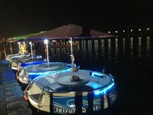 Mini barca elettrica del getto di mare di vendita calda/barca del basso del lago (M-029) barca del BBQ per l'intrattenimento del parco acquatico
