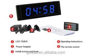 Ganxin мини 1 дюймов из светодиодов таймер обратного отсчета проект синий затемнения цифровой таймер - Product Image 2