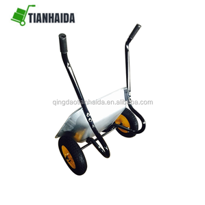 De servicio pesado Jardín de dos ruedas de <span class=keywords><strong>carretilla</strong></span> doble <span class=keywords><strong>rueda</strong></span> <span class=keywords><strong>Rueda</strong></span> de la <span class=keywords><strong>carretilla</strong></span> Carro de mano Barrow - Product Image 3