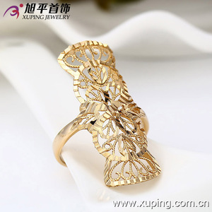 12897-Xuping Trends Gold <strong>Long</strong> <strong>Finger</strong> <strong>Ring</strong> Hollow for Women - Product Image 4