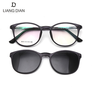 Gafas de sol magnéticas con clip, montura de gafas TR90 de colores, 2018 - Product Image 2