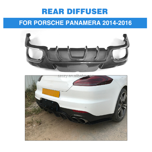 Carbon Fiber <span class=keywords><strong>Rear</strong></span> Bumper Lip <span class=keywords><strong>Diffuser</strong></span> cho P orsche <span class=keywords><strong>Panamera</strong></span> 971 Turbo S GTS 14-16 - Product Image 2