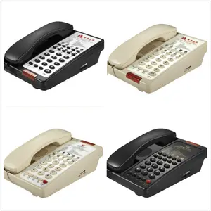 Orbita Top Quality Black White 4 Star Display Screen Hotel Room Landline Analog Corded Telephone System With Screen