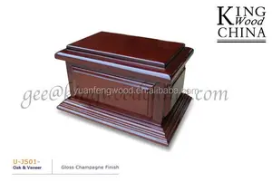 pets supplies U-JS01 funeral wood urn wholesale pet urns shipping from china