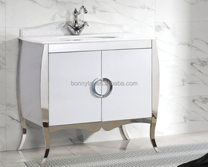 BONNYTM BN-8511 montado <span class=keywords><strong>en</strong></span> La Pared Tipo de Tradición Color <span class=keywords><strong>Blanco</strong></span> Mesa de <span class=keywords><strong>Tocador</strong></span> del Baño/Baño Gabinete Económico - Product Image 2