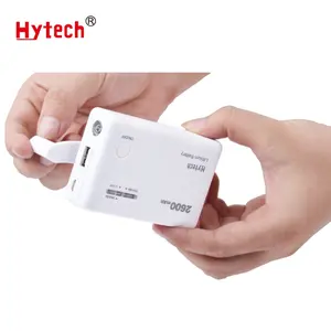 DC180B hand Crank dynamo ROHS ngân hàng điện 2600mAh