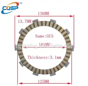 오토바이 종이 기반 클러치 마찰 플레이트 UG3 오토바이 부품
