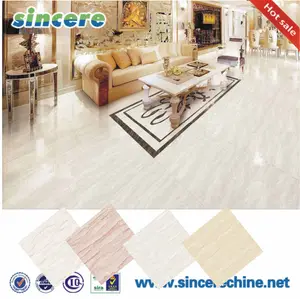 Porcelain Tile Factory Ivory White Soluble Salt Wholesale Polished Nano Porcelain Floor Tile Ceramic Floor