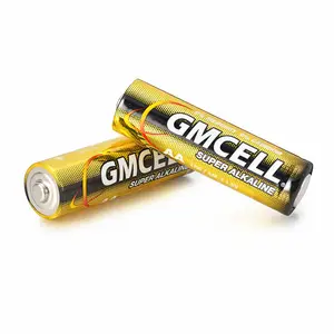 GMCELL Basso-auto-scarica Batteria A Secco 1.5v AM3 LR6 Alcaline AA Batteria con SCHEDA di SICUREZZA