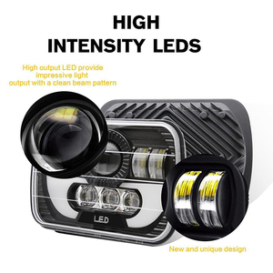 Đèn Pha <span class=keywords><strong>Led</strong></span> 7 <span class=keywords><strong>Inch</strong></span> 90W 120W Đèn Pha Địa Hình Vuông 7X6 5X7 Cho Xe Jeep - Product Image 3