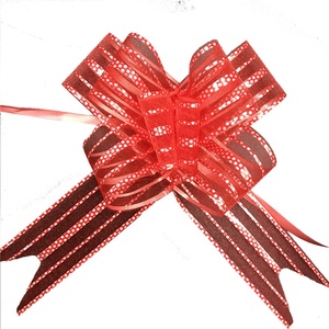 Lazo de lazo <span class=keywords><strong>personalizado</strong></span> de organza para lazo de Lazo de cinta de mariposa, adorno de <span class=keywords><strong>boda</strong></span> <span class=keywords><strong>personalizado</strong></span> de lujo - Product Image 1