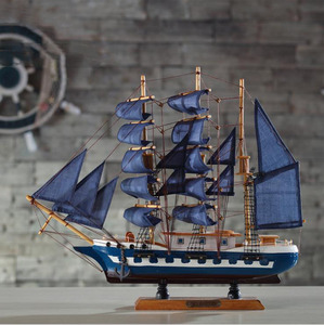 wholesale miniature wooden boat craft