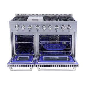 Big Free Standing Heavy Duty Gas Cooker Stove Electric