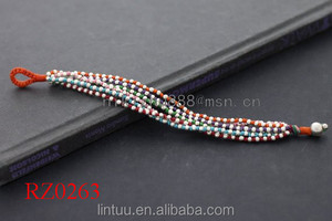 New arrival designer viên hiệu dịch multilayer màu handmade weave bracelet - Product Image 3