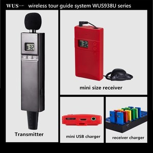 Âm thanh không dây hướng dẫn tour du lịch thiết bị cho Umrah, đài phát thanh hướng dẫn hệ thống cho hajj, USB sạc <span class=keywords><strong>receiver</strong></span> - Product Image 3