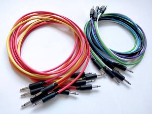 Cheapest Price <strong>90</strong> <strong>Degree</strong> Right Angle 1/8&quot; 3.5mm Mono Patch <strong>Cable</strong> for Modular Synthesizer - Product Image 4