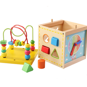 Giochi in legno ToysCube Bead Maze multiuso <span class=keywords><strong>Baby</strong></span> Activity <span class=keywords><strong>Center</strong></span> per bambini - Product Image 3