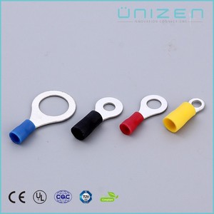 UNIZEN Shanghai Électrique Connecteurs De Cuivre Isolé Câble Lug/Anneau Terminal <span class=keywords><strong>pour</strong></span> Câblage <span class=keywords><strong>Harnais</strong></span> - Product Image 1