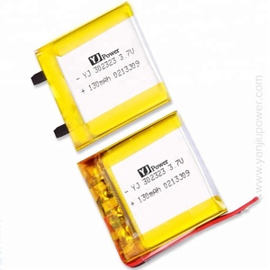 Lipo <strong>Battery</strong> <strong>3.7V</strong> 302323 130mAh Lithium <strong>Battery</strong> Helicopter Rechargeable <strong>Battery</strong> for Sky Wearable
