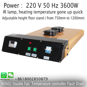 ND602 Với một cách tự do bánh xe 6 Đèn hồng ngoại flash máy sấy - Product Image 5