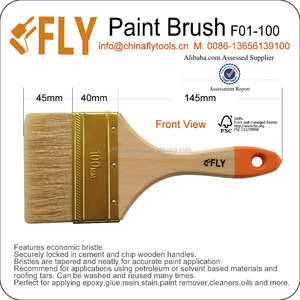 Chất Lượng Cao Tự Làm Cấp Công Nghiệp Sơn Bàn Chải Tùy Chỉnh OEM Hỗ Trợ Tường Sơn Với Tay Cầm Bằng Gỗ Nhựa Tự Nhiên Lông - Product Image 5