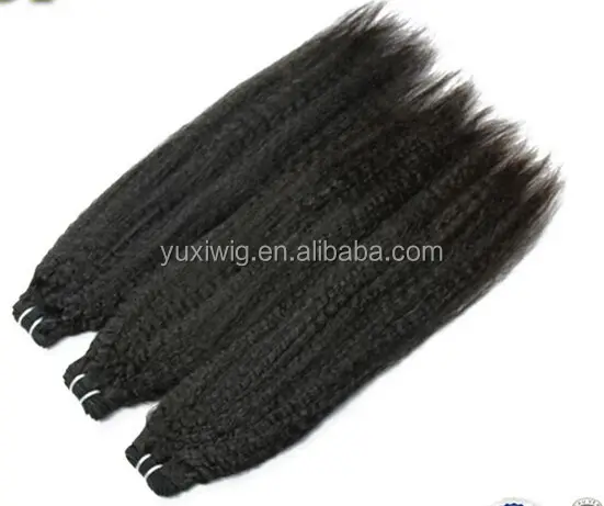 kinky straight bundles good quality straight factory price 100% virgin human hair weft