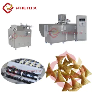 Industry Fried Wheat Flour Snack Making Machine / Crispy Chips / Bugles / Rice Crust Process Line