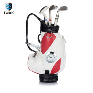 चीन पेशेवर अनुकूलित मिनी पु चमड़े के गोल्फ बैग डेस्कटॉप पेन धारक उपहार गोल्फ के लिए गोल्फ स्मारिका के लिए उपहार - Product Image 5