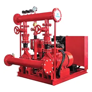 High Pressure 100 hp 1500 gpm Fire Water Pump Set Fire Sprinkler Pumps